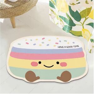 Unbranded (Rainbow Cake, 60x90cm23.6x35.4in) Cartoon special-shaped bathroom absorbent flo Unbranded (Rainbow Cake, 60x90cm23.6x35.4in) Cartoon special-shaped bathroom absorbent flo