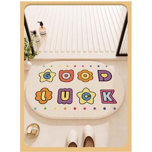 Unbranded (Good luck bathing, 50x80cm19.7x31.5in ) Bathroom absorbent floor mat imitation Unbranded (Good luck bathing, 50x80cm19.7x31.5in ) Bathroom absorbent floor mat imitation