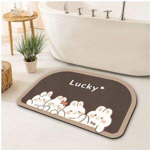 Unbranded (Bunch of bunnies, 50x80cm19.7x31.5in) Small fresh animation soft diatom mud abs Unbranded (Bunch of bunnies, 50x80cm19.7x31.5in) Small fresh animation soft diatom mud abs