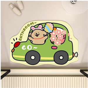 Unbranded (20294D, 80x120cm31.5x47.2in) Cute puppy sitting in a trolley soft diatom mud to Unbranded (20294D, 80x120cm31.5x47.2in) Cute puppy sitting in a trolley soft diatom mud to