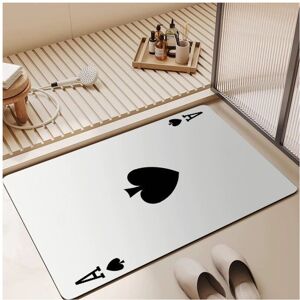 Unbranded (B of spades, 50x680cm19.7x31.5in) Tide brand bathroom floor mat, soft diatom mu Unbranded (B of spades, 50x680cm19.7x31.5in) Tide brand bathroom floor mat, soft diatom mu