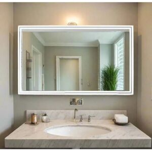 Dirty Pro Tools (800 x 600mm, Rectangle Twin LED) Luxury LED Bathroom Mirror with Anti-Foggi Dem Dirty Pro Tools (800 x 600mm, Rectangle Twin LED) Luxury LED Bathroom Mirror with Anti-Foggi Dem