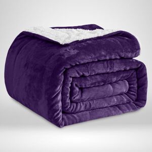 Imperial Rooms (Purple, 200x240 cm) Soft Sherpa Throw Blanket for Sofa Bed Warm Fleece Imperial Rooms (Purple, 200x240 cm) Soft Sherpa Throw Blanket for Sofa Bed Warm Fleece