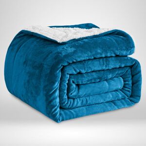 Imperial Rooms (Teal , 200x240 cm) Soft Sherpa Throw Blanket for Sofa Bed Warm Fleece Imperial Rooms (Teal , 200x240 cm) Soft Sherpa Throw Blanket for Sofa Bed Warm Fleece