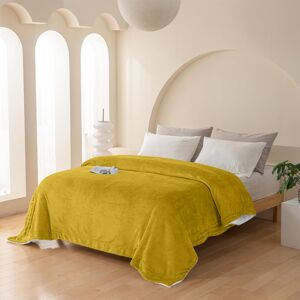 Imperial Rooms (Yellow, 130x150 cm) Soft Sherpa Throw Blanket for Sofa Bed Warm Fleece Imperial Rooms (Yellow, 130x150 cm) Soft Sherpa Throw Blanket for Sofa Bed Warm Fleece