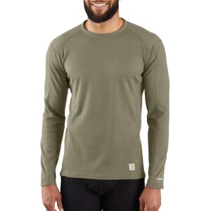 carhartt Mens Size Base Force Midweight classic crew Burnt Olive 2X-Large Tall carhartt Mens Size Base Force Midweight classic crew Burnt Olive 2X-Large Tall