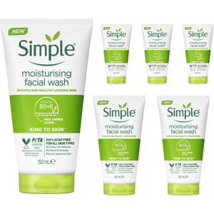 (6 x 150ml Moisturising ) 6 x 150ml Simple Kind to Skin Refreshing & Moisturisin (6 x 150ml Moisturising ) 6 x 150ml Simple Kind to Skin Refreshing & Moisturisin