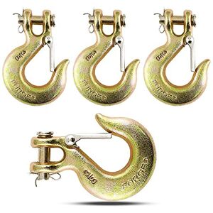 Monster Cable 3/8'' Heavy Duty Forged Steel Clevis Slip Hook (Set of 4) Safety Hook G70 Tow C Monster Cable 3/8'' Heavy Duty Forged Steel Clevis Slip Hook (Set of 4) Safety Hook G70 Tow C