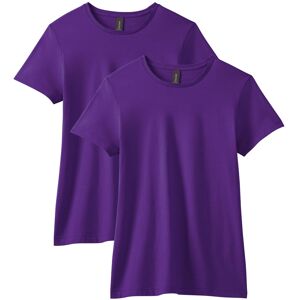 Gildan Women's Softstyle Cotton T-Shirt Style G64000L Multipack Purple (2-Pac Gildan Women's Softstyle Cotton T-Shirt Style G64000L Multipack Purple (2-Pac