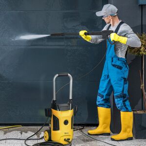 Outsunny 1800W Power Washer 150 Bar Pressure with Adjustable Nozzle, Yellow Outsunny 1800W Power Washer 150 Bar Pressure with Adjustable Nozzle, Yellow