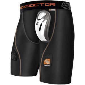 Shock Doctor Core Support Hockey Shorts with Protective Bioflex Cup Pocket Adult Shock Doctor Core Support Hockey Shorts with Protective Bioflex Cup Pocket Adult