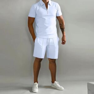 Unbranded (white, XXXL) 2023 Men's Summer Polo Casual Short-Sleeve Sport Suit Unbranded (white, XXXL) 2023 Men's Summer Polo Casual Short-Sleeve Sport Suit