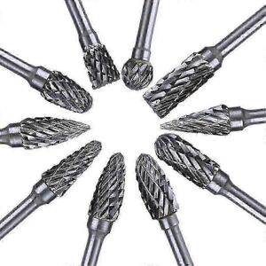 Unbranded (As show, One size) unique Rotary Burr Set Carving Tool Tungsten Carbide Steel S Unbranded (As show, One size) unique Rotary Burr Set Carving Tool Tungsten Carbide Steel S