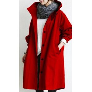 Unbranded (red, 5XL) Women's British Style Windbreaker - Medium-Length, Waist-Tied, Long-S Unbranded (red, 5XL) Women's British Style Windbreaker - Medium-Length, Waist-Tied, Long-S