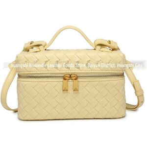 Unbranded (light yellow) LP19 Versatile Woven Crossbody Handbag and Cosmetic Bag - Trendy Unbranded (light yellow) LP19 Versatile Woven Crossbody Handbag and Cosmetic Bag - Trendy