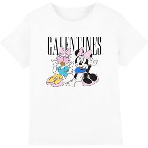 (7-8 Years, White) Disney Childrens/Kids Galentines Minnie Mouse Valentine's Day (7-8 Years, White) Disney Childrens/Kids Galentines Minnie Mouse Valentine's Day