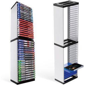 Unbranded (White) Game Storage Stand Host Disc Double Layer 36 CD Storage Box Fit for for Unbranded (White) Game Storage Stand Host Disc Double Layer 36 CD Storage Box Fit for for