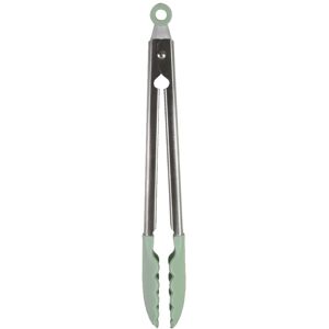 KitchenAid Gourmet Silicone-Tipped Stainless Steel Tongs 12 Inch Pistachio KitchenAid Gourmet Silicone-Tipped Stainless Steel Tongs 12 Inch Pistachio