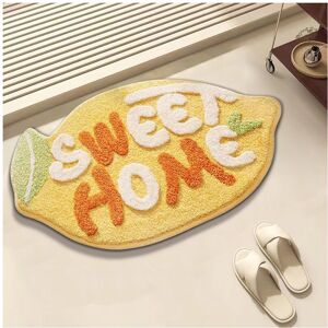 Unbranded (Yellow lemon, 60X90cm 23.6X35.4in) Fruit watermelon suction bathroom carpet imi Unbranded (Yellow lemon, 60X90cm 23.6X35.4in) Fruit watermelon suction bathroom carpet imi