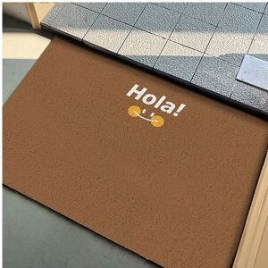 Unbranded (Hola brown fruit, 50X80cm 19.7X31.5in ) Simple solid color door mat, dirt resis Unbranded (Hola brown fruit, 50X80cm 19.7X31.5in ) Simple solid color door mat, dirt resis