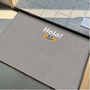 Unbranded (Hola gray season, 50X80cm 19.7X31.5in ) Simple solid color door mat, dirt resis Unbranded (Hola gray season, 50X80cm 19.7X31.5in ) Simple solid color door mat, dirt resis