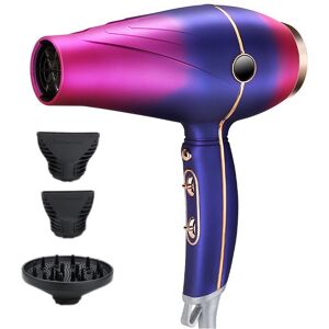 Unbranded (1717 Purple, British Rules (240V)) Hairdryer for household high-power negative Unbranded (1717 Purple, British Rules (240V)) Hairdryer for household high-power negative