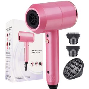 Unbranded (9808 Pink, British Rules (240V)) Hairdryer for household high-power negative io Unbranded (9808 Pink, British Rules (240V)) Hairdryer for household high-power negative io