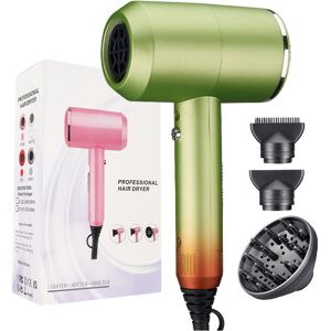 Unbranded (9808 Gradient green, British Rules (240V)) Hairdryer for household high-power n Unbranded (9808 Gradient green, British Rules (240V)) Hairdryer for household high-power n