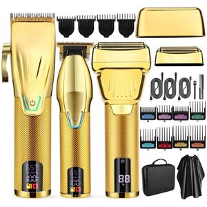 Unbranded (362 Golden) Mother and child haircutter set LCD digital display electric haircu Unbranded (362 Golden) Mother and child haircutter set LCD digital display electric haircu