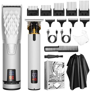 Unbranded (652 Silver) Mother and child haircutter set LCD digital display electric haircu Unbranded (652 Silver) Mother and child haircutter set LCD digital display electric haircu