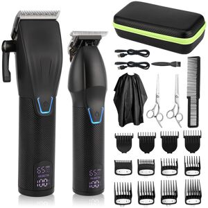 Unbranded (LM-2027 Black) Mother and child haircutter set LCD digital display electric hai Unbranded (LM-2027 Black) Mother and child haircutter set LCD digital display electric hai
