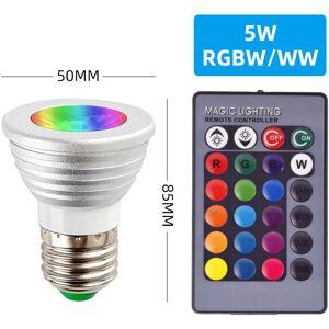Unbranded (RGB+White Light-E27-With Memory-85-265v, 4 lights + 1 remote control) Remote co Unbranded (RGB+White Light-E27-With Memory-85-265v, 4 lights + 1 remote control) Remote co