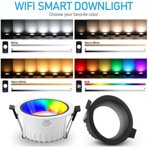 Unbranded (??????10W 5?RGB+CW) 涂鸦智能LED高亮筒灯 涂鸦蓝牙直连无需网络 可组网家居节能 Unbranded (??????10W 5?RGB+CW) 涂鸦智能LED高亮筒灯 涂鸦蓝牙直连无需网络 可组网家居节能