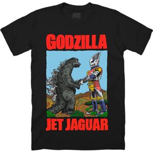 Gildan (S) GODZILLA & JET JAGUAR: VICTORY HANDSHAKE - T-SHIRT (CLASSIC BLACK) Gildan (S) GODZILLA & JET JAGUAR: VICTORY HANDSHAKE - T-SHIRT (CLASSIC BLACK)