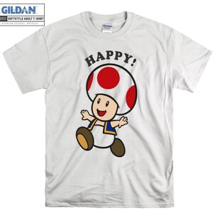 Gildan (XXL) Nintendo Super Mario Toad Stay T-shirt Gildan (XXL) Nintendo Super Mario Toad Stay T-shirt
