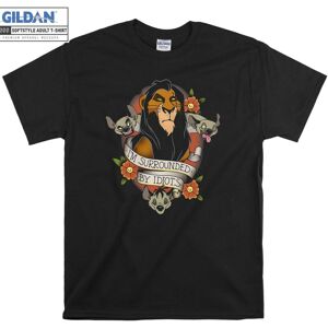 Gildan (S) Surrounded By Idiots Scar The Lion T-shirt Gildan (S) Surrounded By Idiots Scar The Lion T-shirt