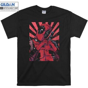 Gildan (M) Marvel Deadpool Closed Hand Heart T shirt T-shirt Gildan (M) Marvel Deadpool Closed Hand Heart T shirt T-shirt
