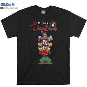 Gildan (L) Mickey Daisy Goofy Merry Christmas T-shirt Gildan (L) Mickey Daisy Goofy Merry Christmas T-shirt
