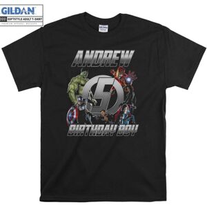 Gildan (M) Marvel Avengers Birthday Boy T-shirt Gildan (M) Marvel Avengers Birthday Boy T-shirt