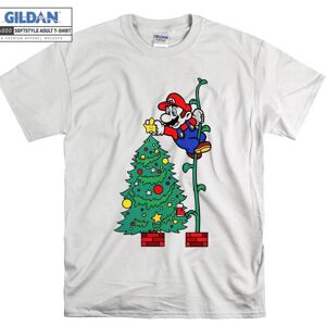Gildan (S) Christmas Super Mario T-shirt Gildan (S) Christmas Super Mario T-shirt