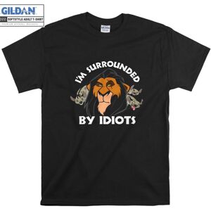 Gildan (XL) The Lion King Scar Surrounded By Idiots T shirt T-shirt Gildan (XL) The Lion King Scar Surrounded By Idiots T shirt T-shirt