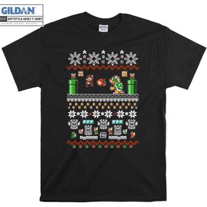 Gildan (M) Super Mario And Bowser Game Play T-shirt Gildan (M) Super Mario And Bowser Game Play T-shirt