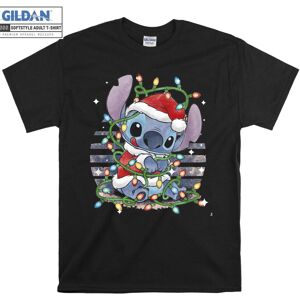 Gildan (L) Retro Stitch Christmas Lights T-shirt Gildan (L) Retro Stitch Christmas Lights T-shirt