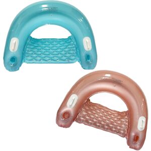 4E's Novelty Inflatable Pool Chair Float (2 Pack) Pool Floats Adult Size with Drink & Phone H 4E's Novelty Inflatable Pool Chair Float (2 Pack) Pool Floats Adult Size with Drink & Phone H