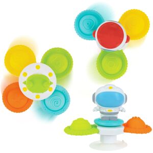 Nuby Suction Spinner Toys with Spinning Poppers - 3 Pack Baby Fidget Toys for Hi Nuby Suction Spinner Toys with Spinning Poppers - 3 Pack Baby Fidget Toys for Hi
