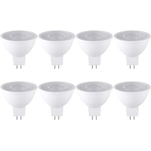 Tlily 8PCS 7W MR16 LED Bulb GU5.3 Base 6000K 520LM White Light for Ceiling Track Home Tlily 8PCS 7W MR16 LED Bulb GU5.3 Base 6000K 520LM White Light for Ceiling Track Home