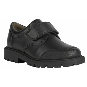 (2.5 UK, Black) Geox Boys Shaylax Single Strap Leather School Shoes (2.5 UK, Black) Geox Boys Shaylax Single Strap Leather School Shoes