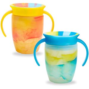 Munchkin Miracle 360 6+ Month 7oz Baby Sippy Cups (2-Pack). Trainer Cup, Spill-F Munchkin Miracle 360 6+ Month 7oz Baby Sippy Cups (2-Pack). Trainer Cup, Spill-F