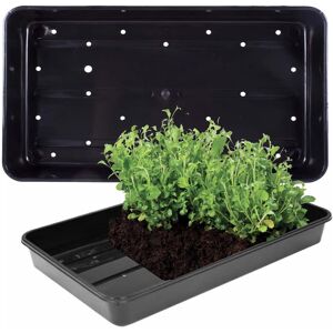 STORM TRADING GROUP 12 x Plastic Heavy Duty Seed Trays With Strong Rim For Extra Rigidity STORM TRADING GROUP 12 x Plastic Heavy Duty Seed Trays With Strong Rim For Extra Rigidity
