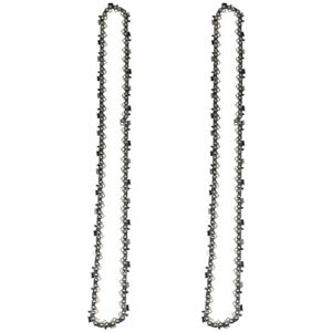 Torribaly 2Pcs 18Inch Chainsaw Saw Chain Blade Pitch .325Inch 0.058 Gauge 72DL Replacement Torribaly 2Pcs 18Inch Chainsaw Saw Chain Blade Pitch .325Inch 0.058 Gauge 72DL Replacement